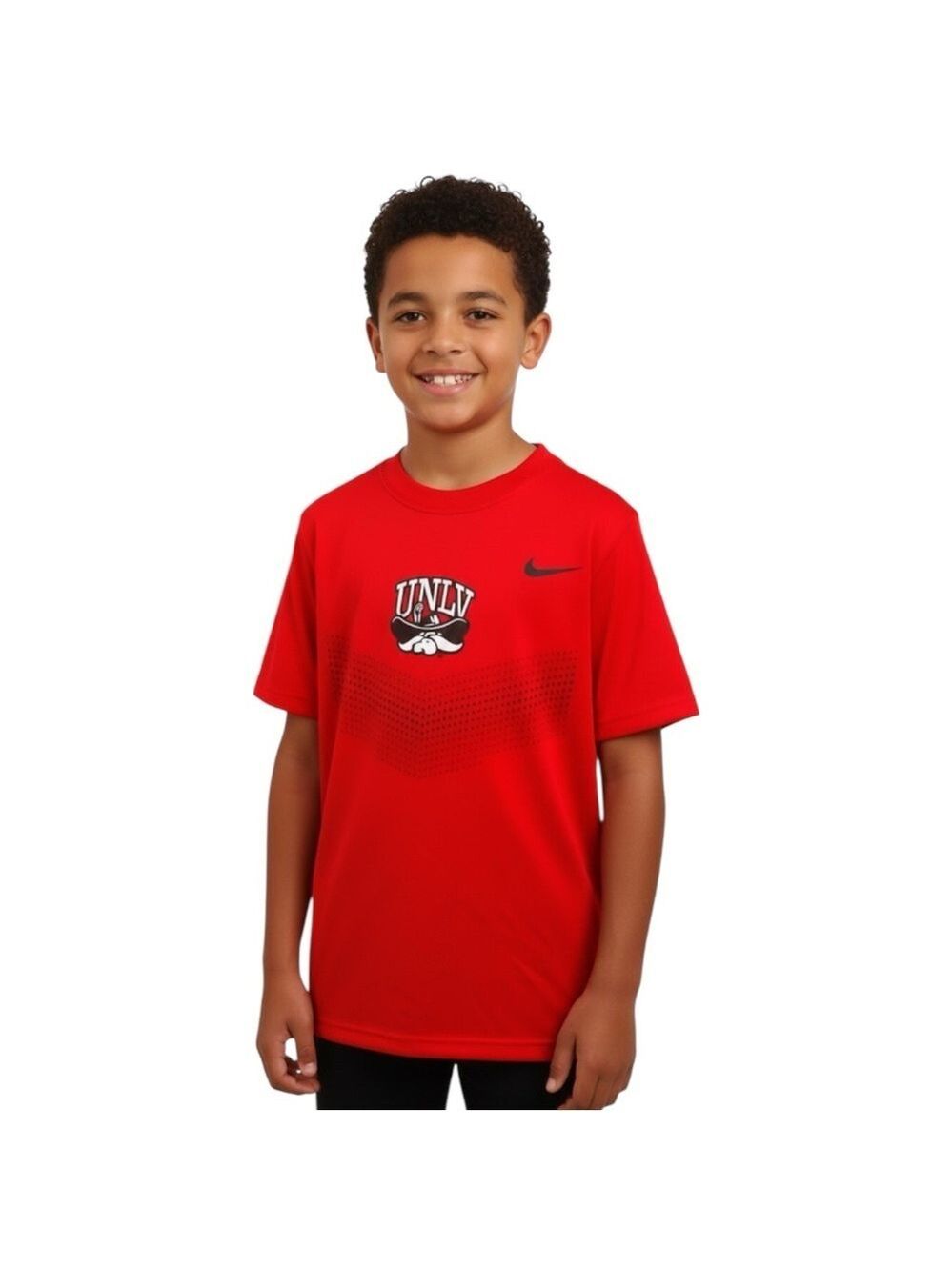 UNLV Nike Unisex Kid’s Size S Red Fitness Shirt